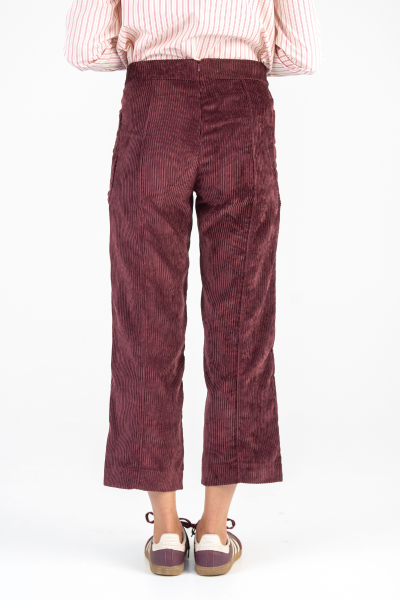 PANTALON COLON PANA BURDEOS