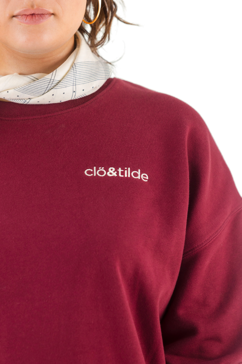 SUDADERA BURDEOS
