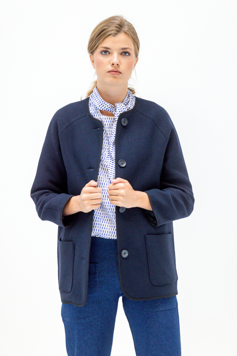 CHAQUETA MORGANTI AZUL