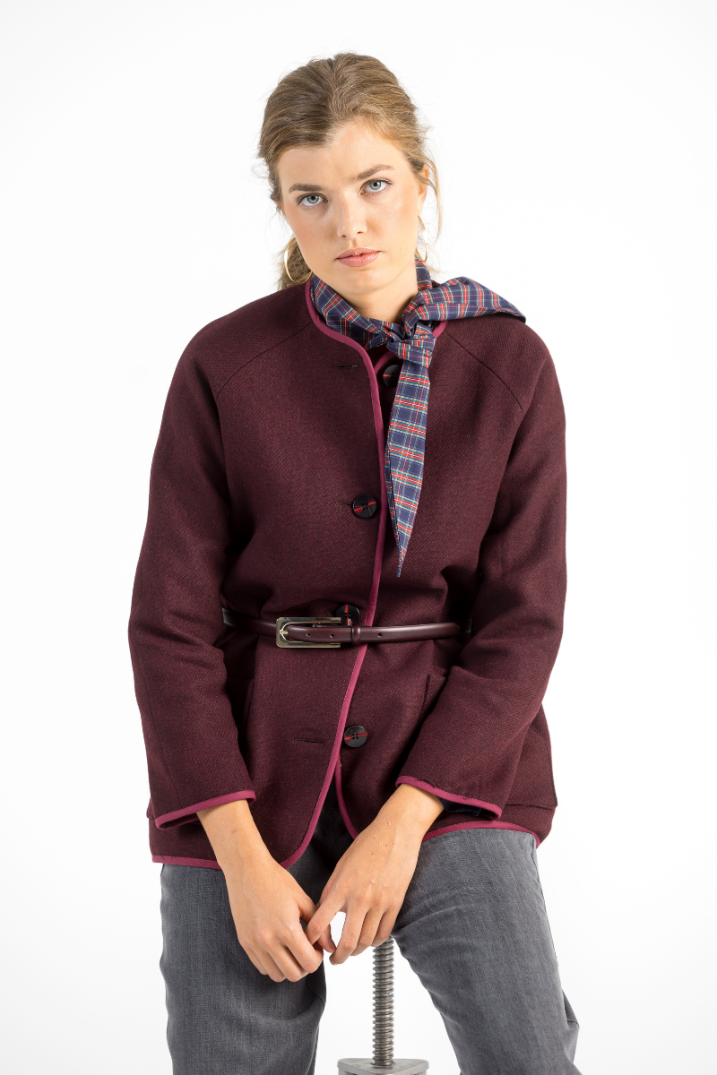 BLUE SCOTTISH BOW SHIRT