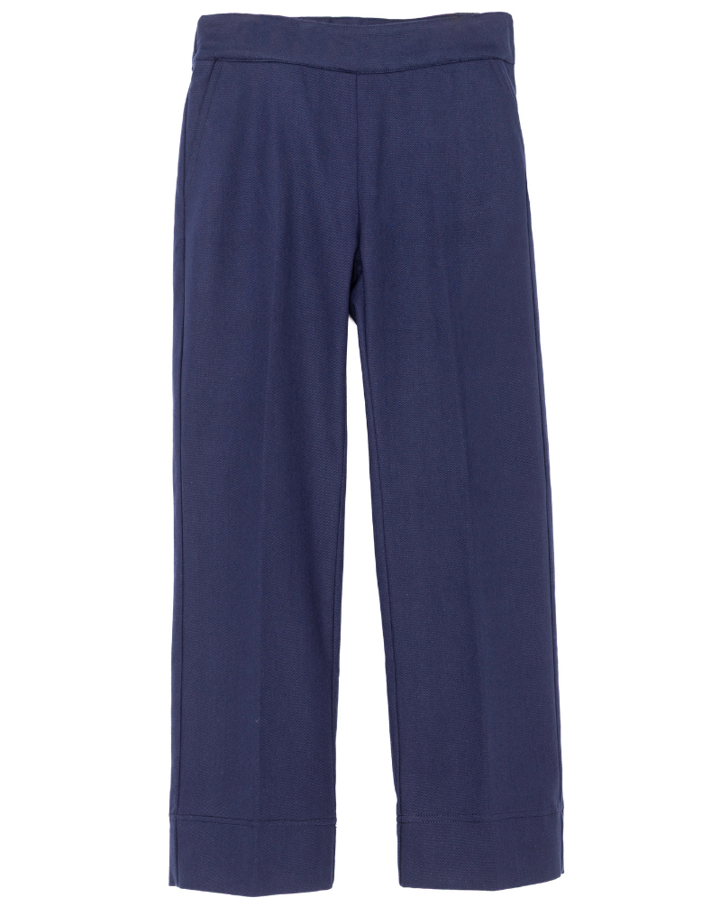 PANTALON EN VELOURS CÔTELÉ MAUVE