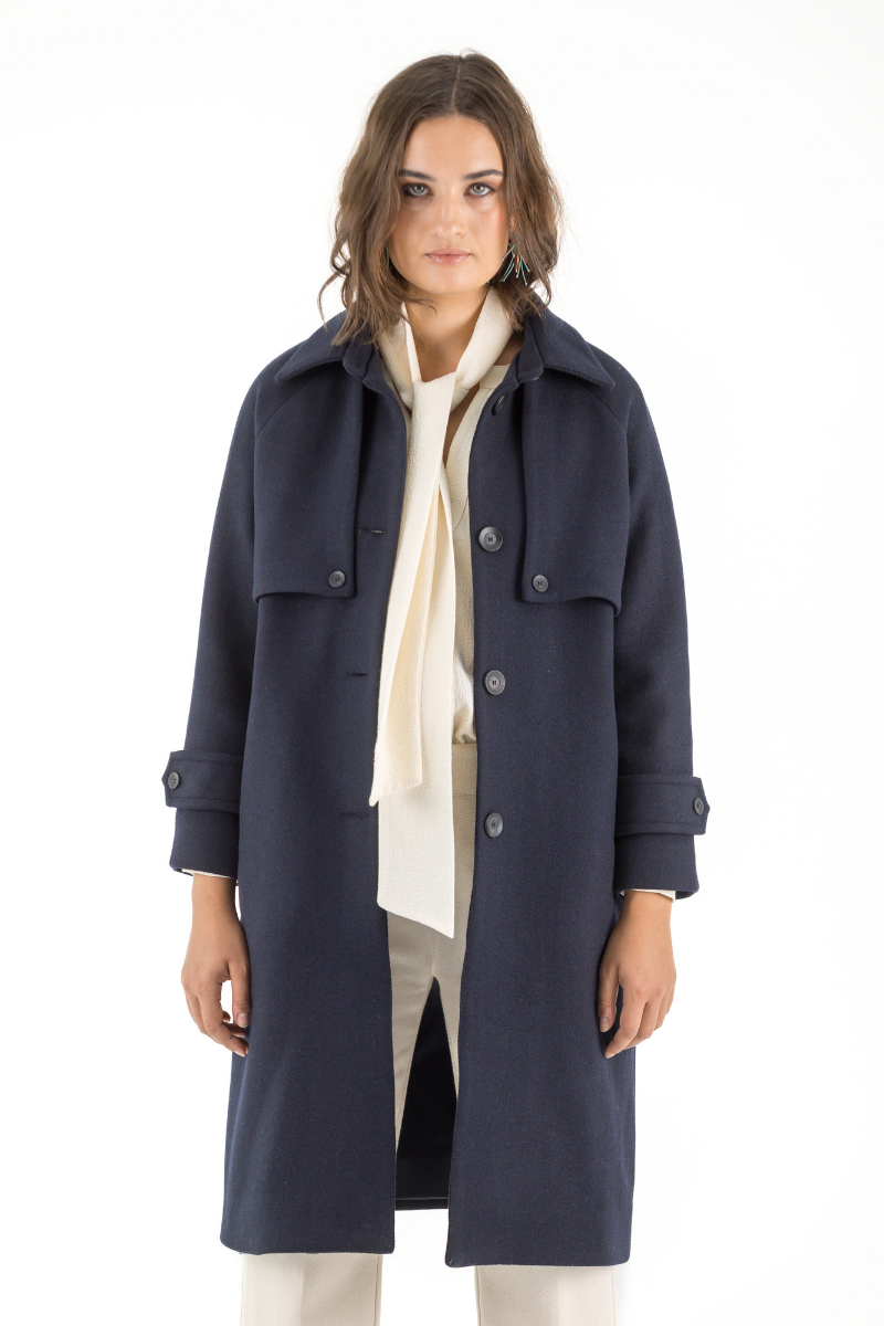 TRENCH MORGANTINI AZUL