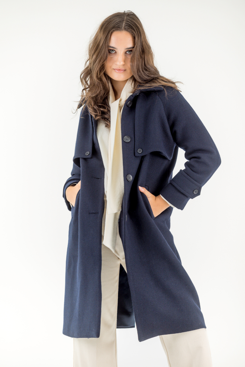 TRENCH MORGANTINI AZUL