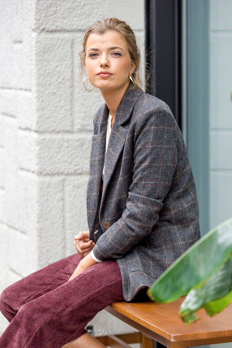 PANTALON COLON PANA BURDEOS