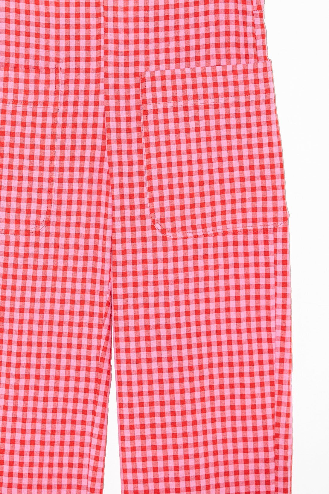PANTALON VICHY FUCHSIA