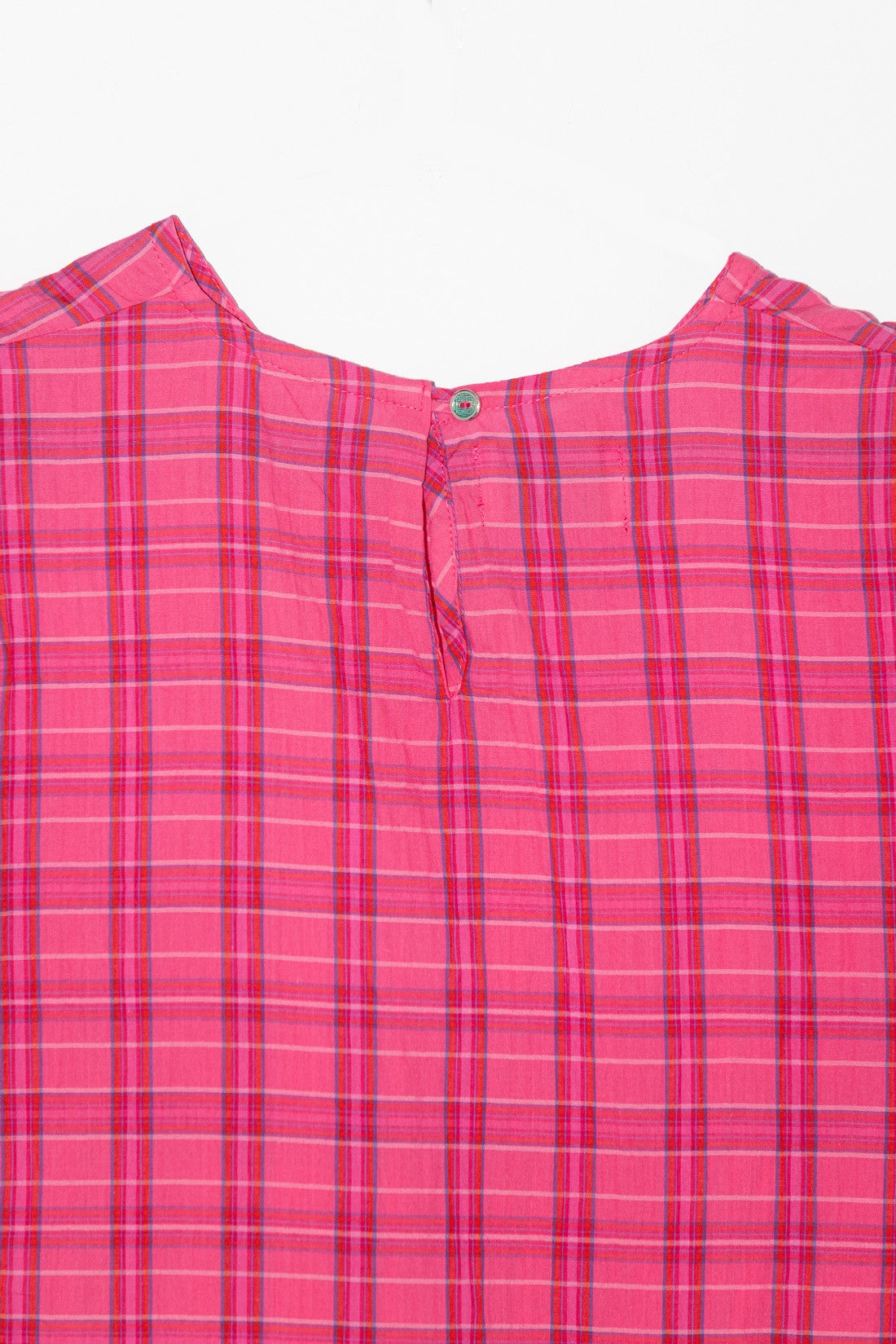 MARIONET PLAID BLOUSE