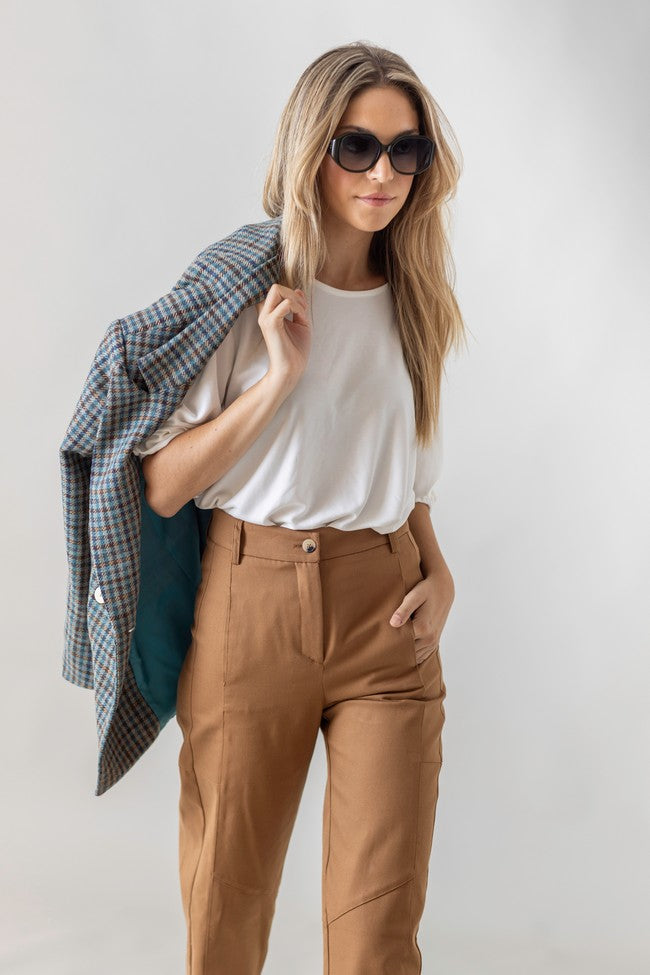 PANTALON CERCLE CARAMEL