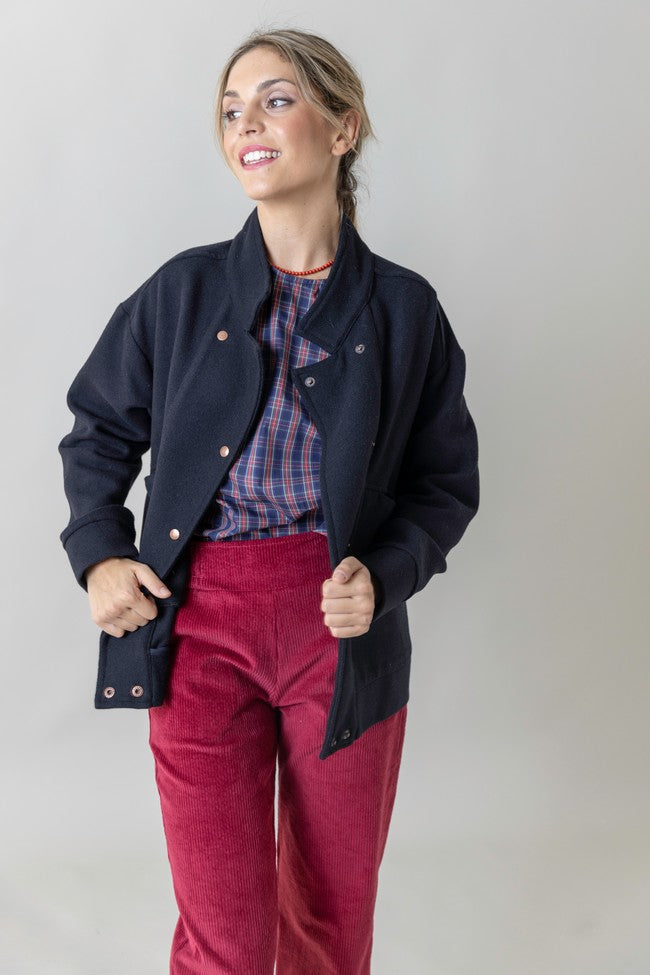 PEPA BLUE CLOTH JACKET