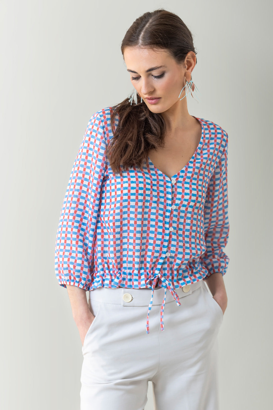 TOP CUADRITO VICHY