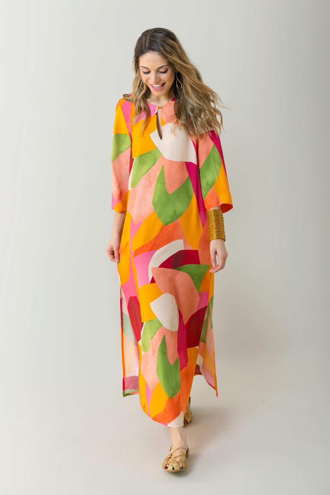 VESTIDO MARRUECOS FLORAL