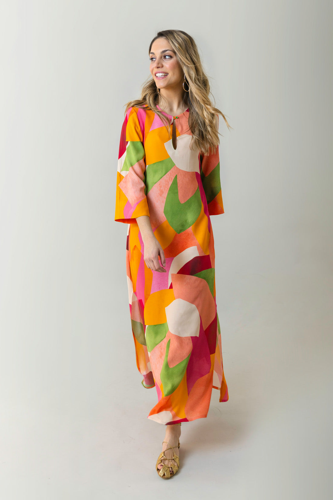 VESTIDO MARRUECOS FLORAL