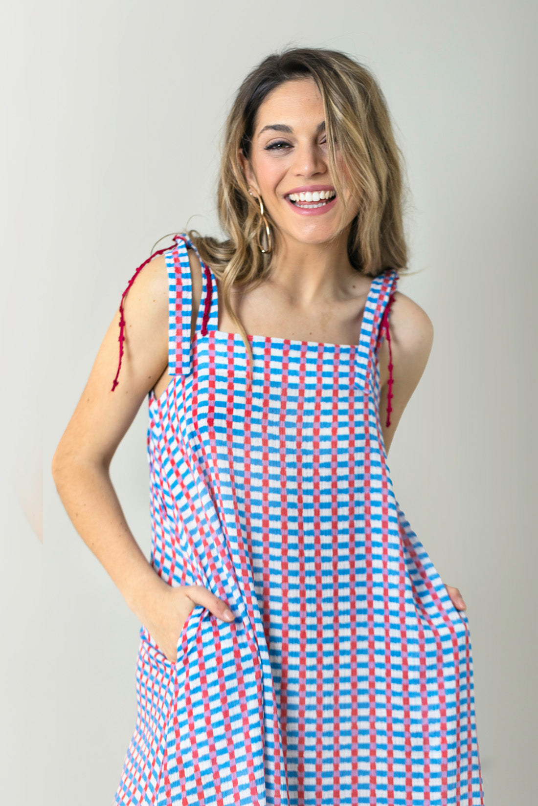 VESTIDO IBIZA CUADRITO VICHY