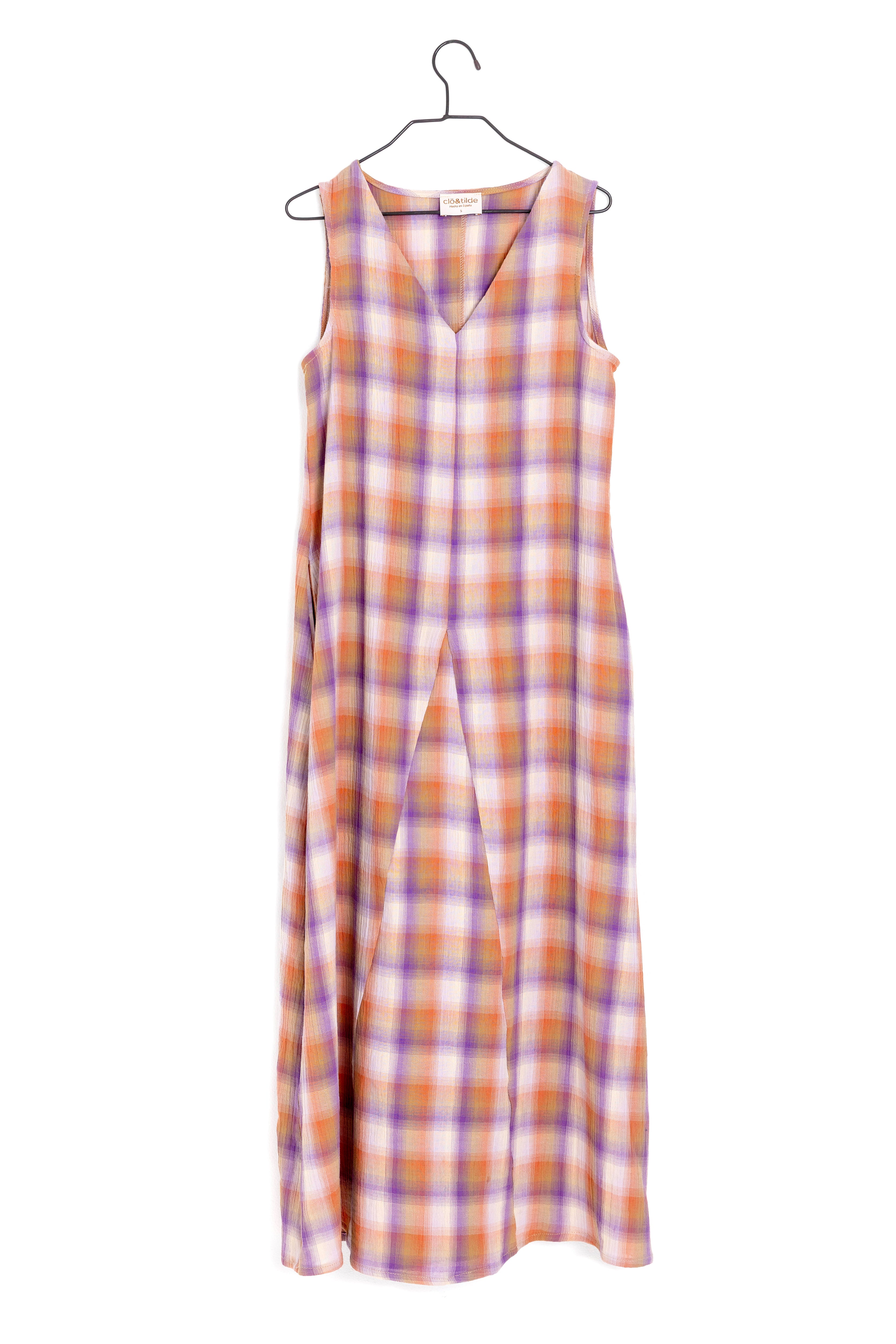 VESTIDO MARINA CUADROS