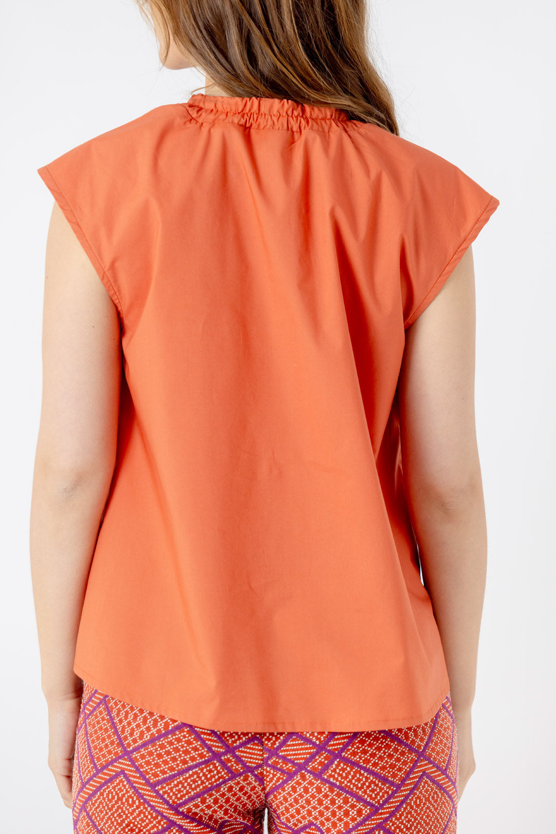 TOP CINTAS POPELIN CALABAZA