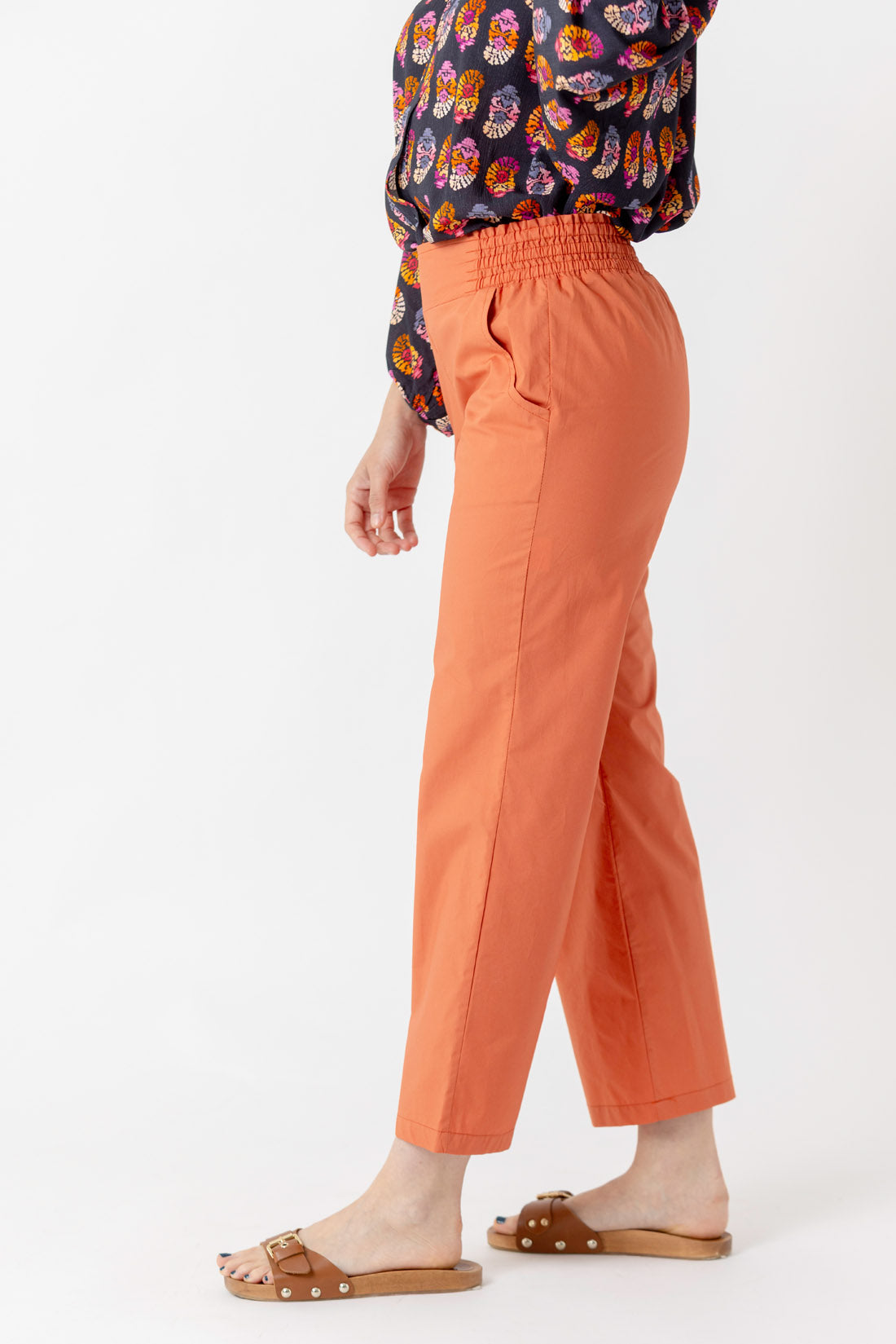 PANTALON POPELIN CALABAZA