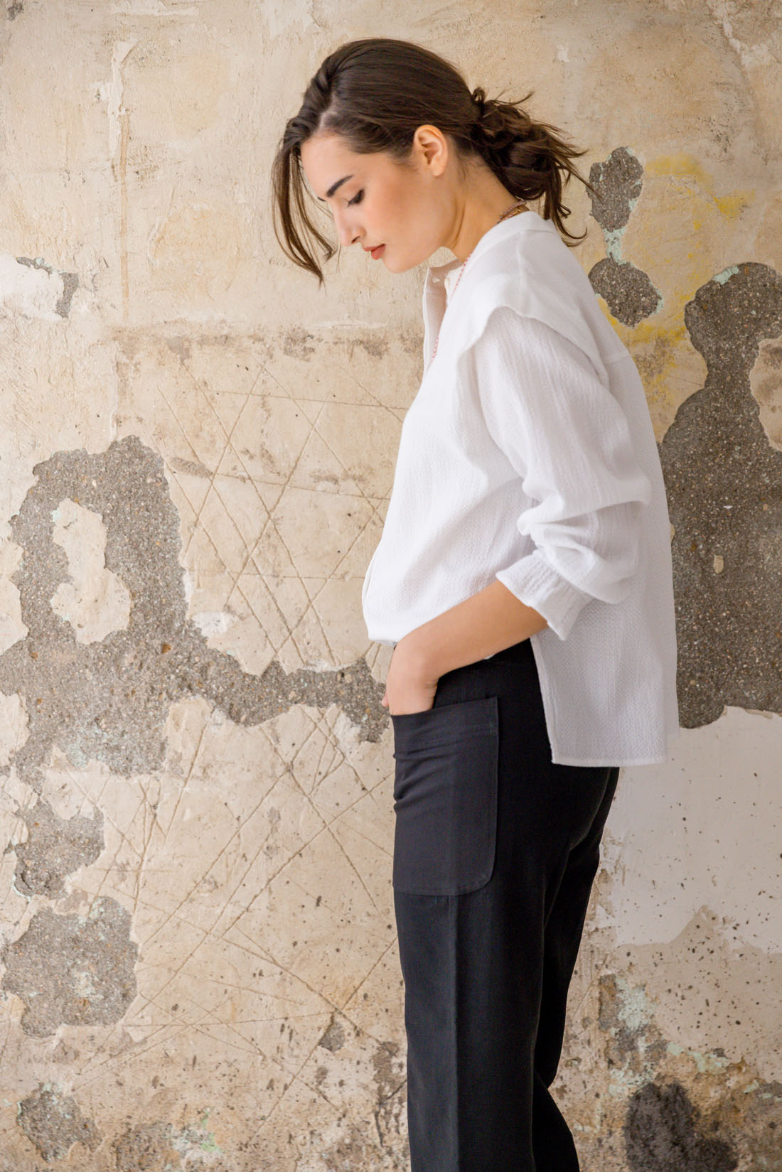 SAMANTHA WHITE SHIRT 