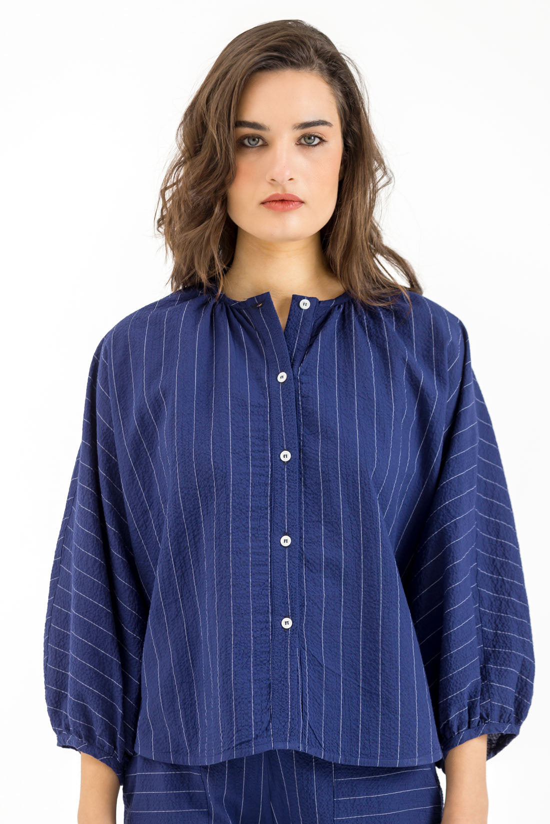 CAMISA MARIPOSA AZULONA