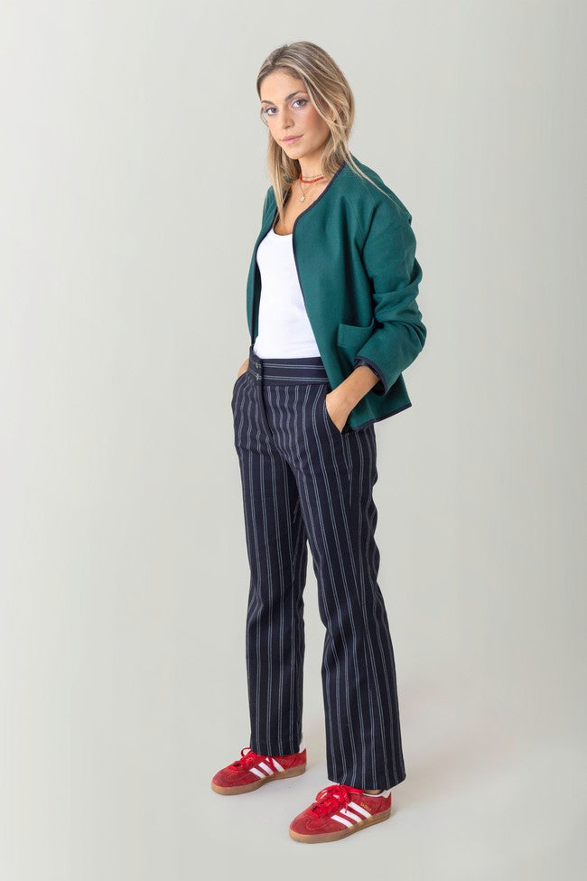 PINSTRIPED PANTS