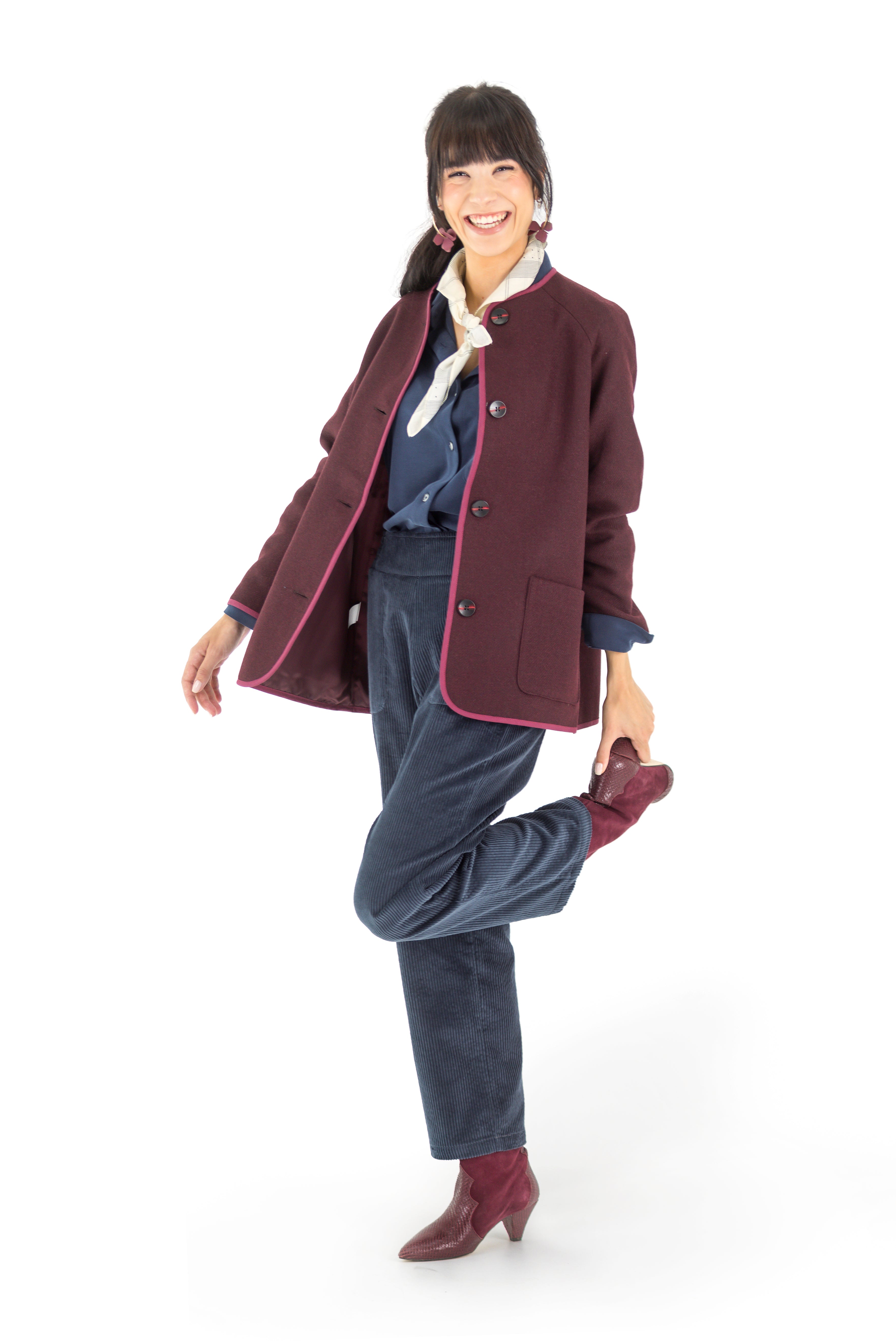 PANTALON PUNZOA PANA AZUL GRISACEO