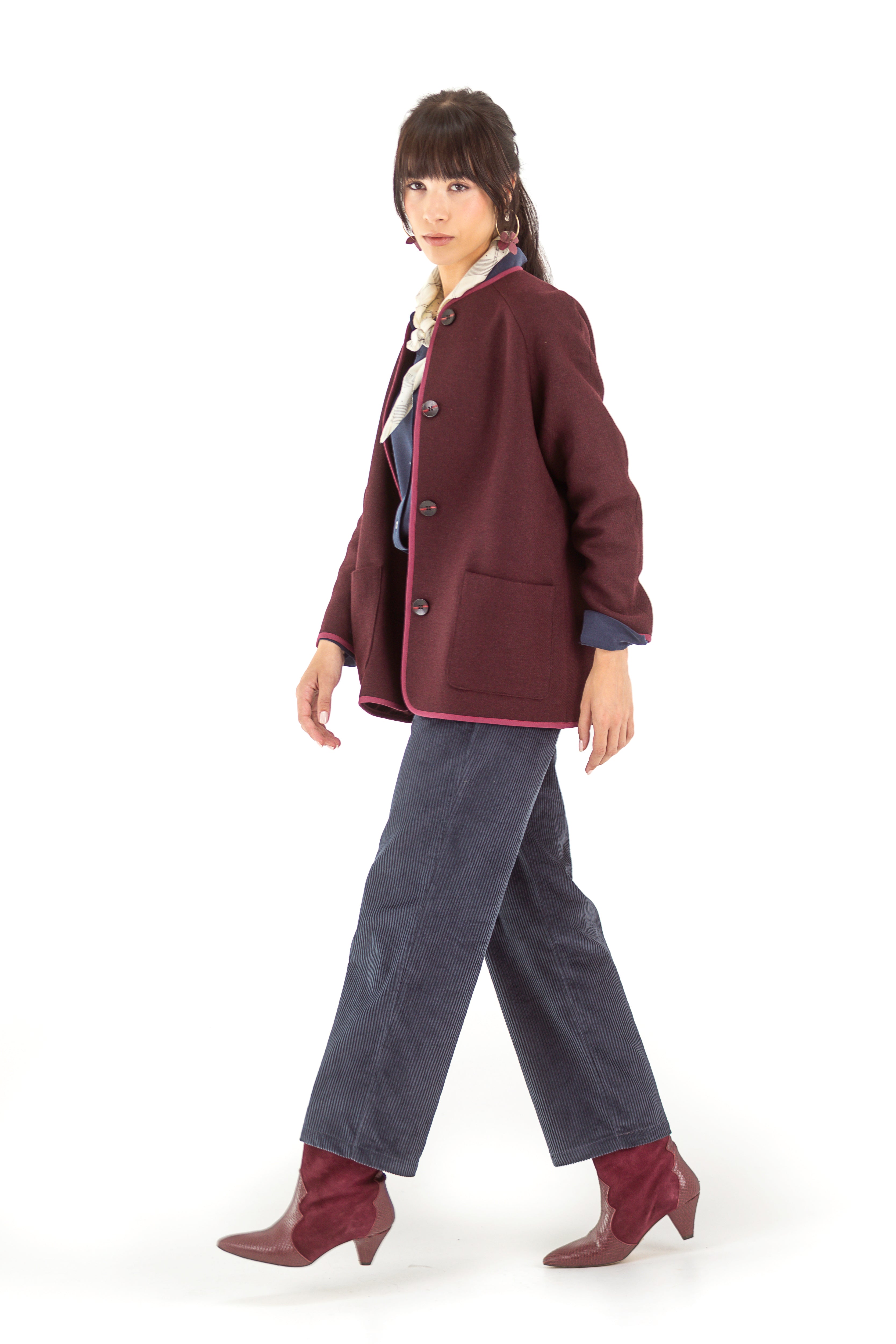 PANTALON PUNZOA PANA AZUL GRISACEO