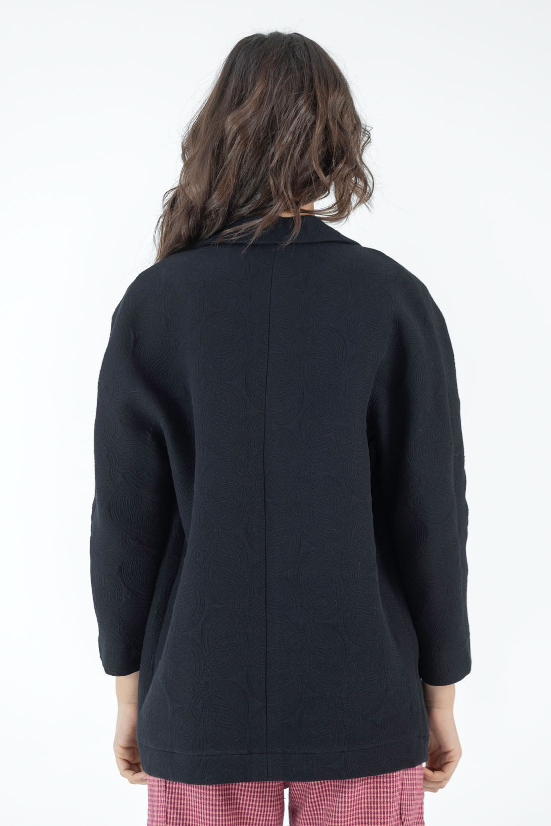 CHAQUETA FLUIDA BROCADA