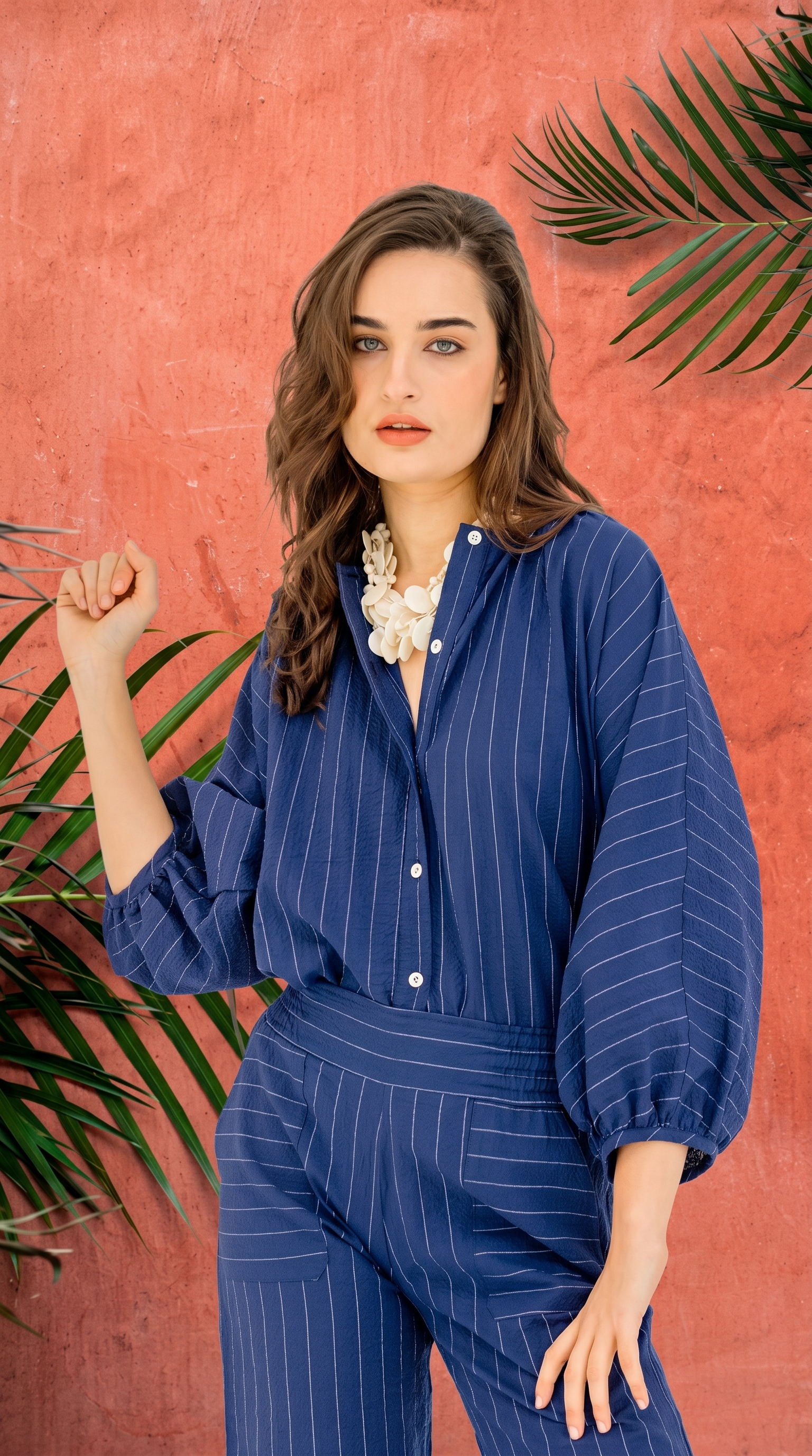 CAMISA MARIPOSA AZULONA